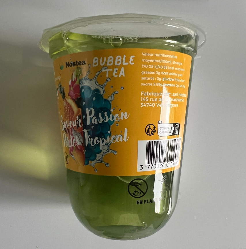 Nostea Bubble Tea - Passion