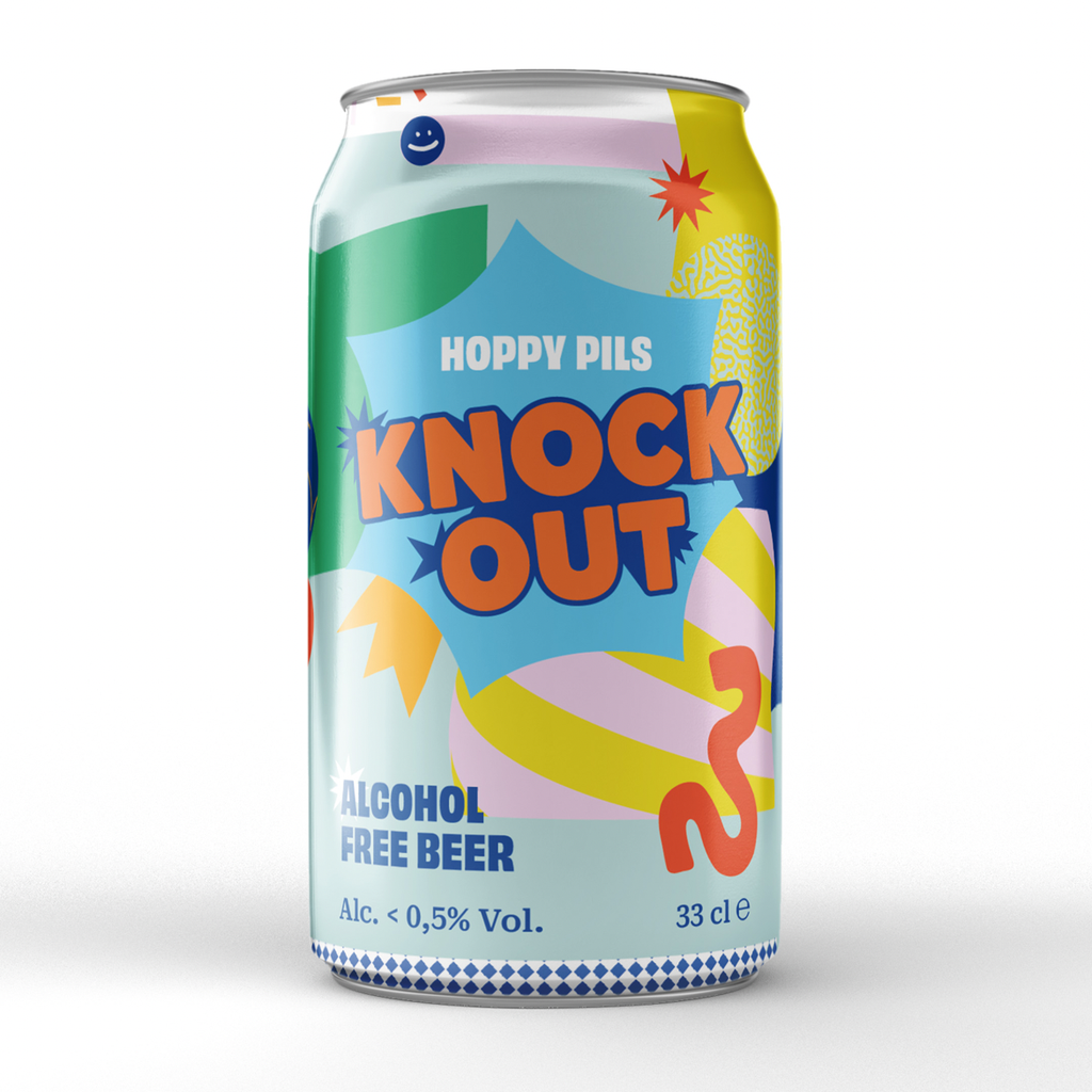 Knock Out - Hoppy Pils 33Cl /< 0,5 % vol.